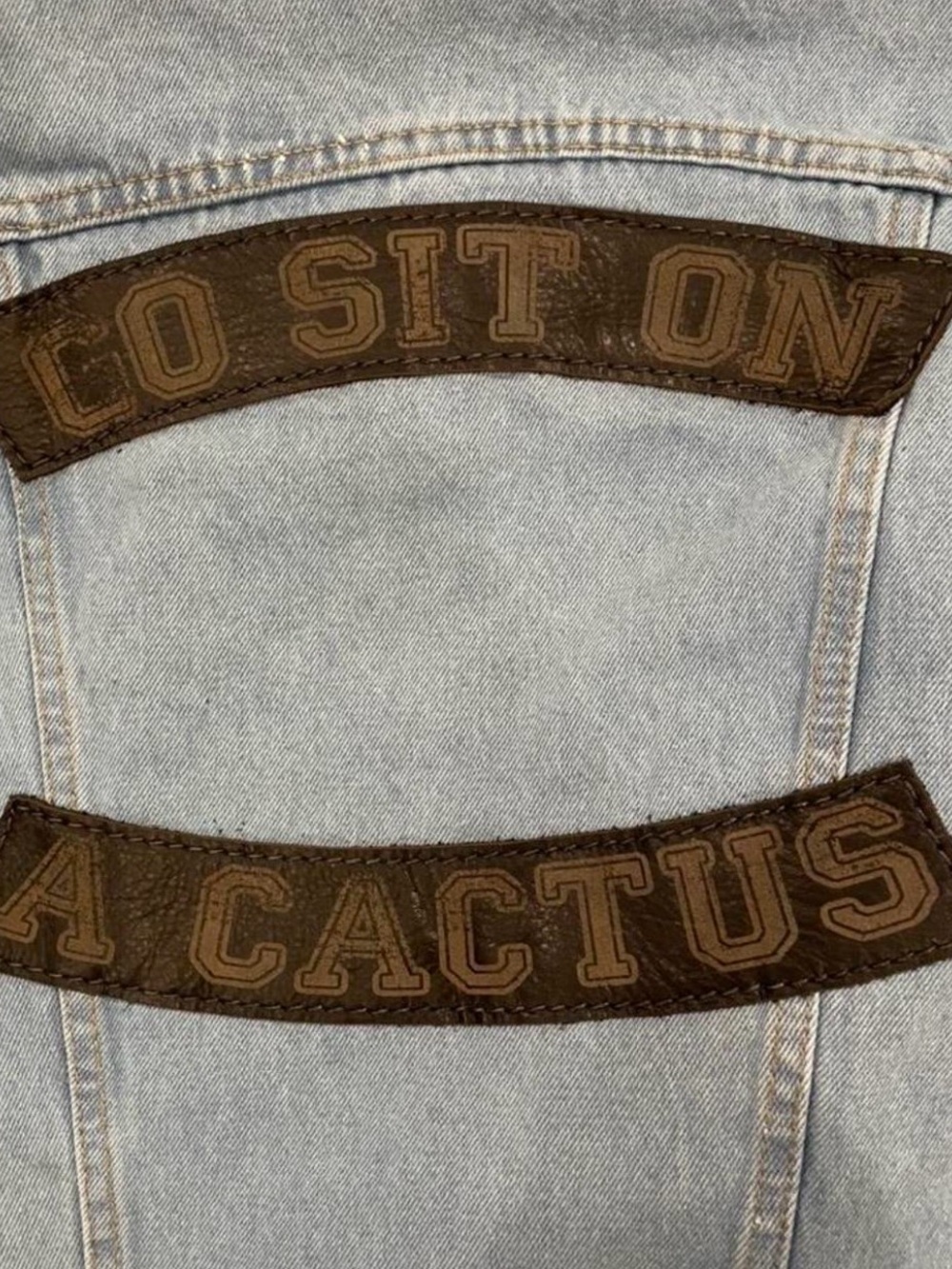 Patched Denim Jacket